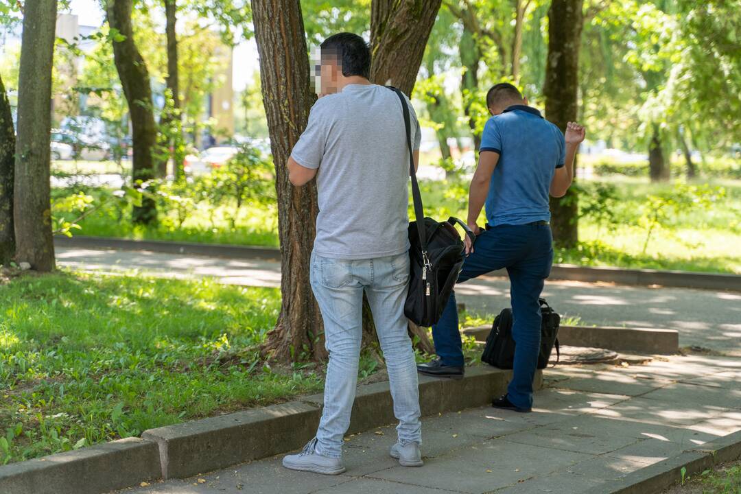 Bendrabutis Kaune, kuriame apsistoję uzbekai