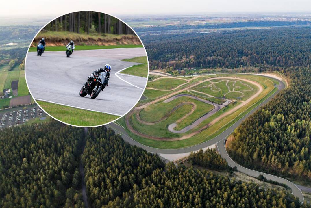Nelaimė „Nemuno žiede“: per treniruotę nuo motociklo nuskriejo ir susižalojo pusamžis vyras