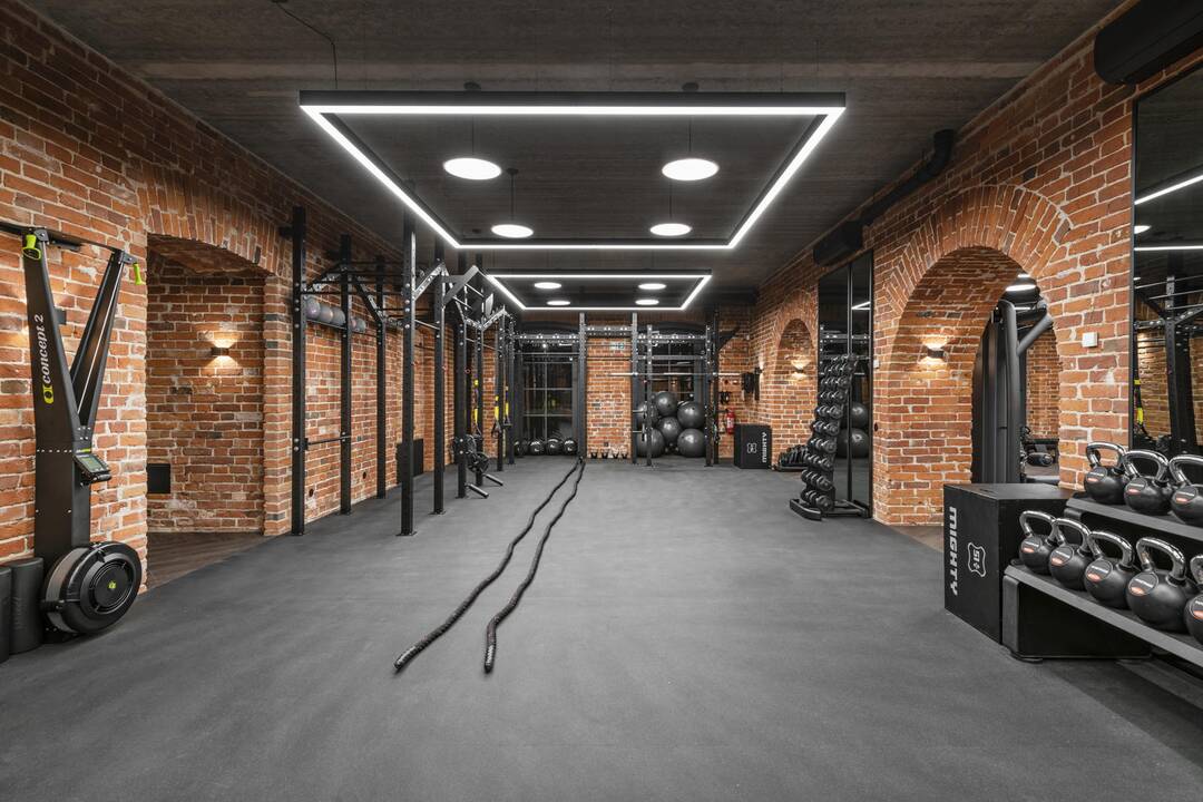 Sporto klubo dizaino įrengėjas @Yes.design.architecture