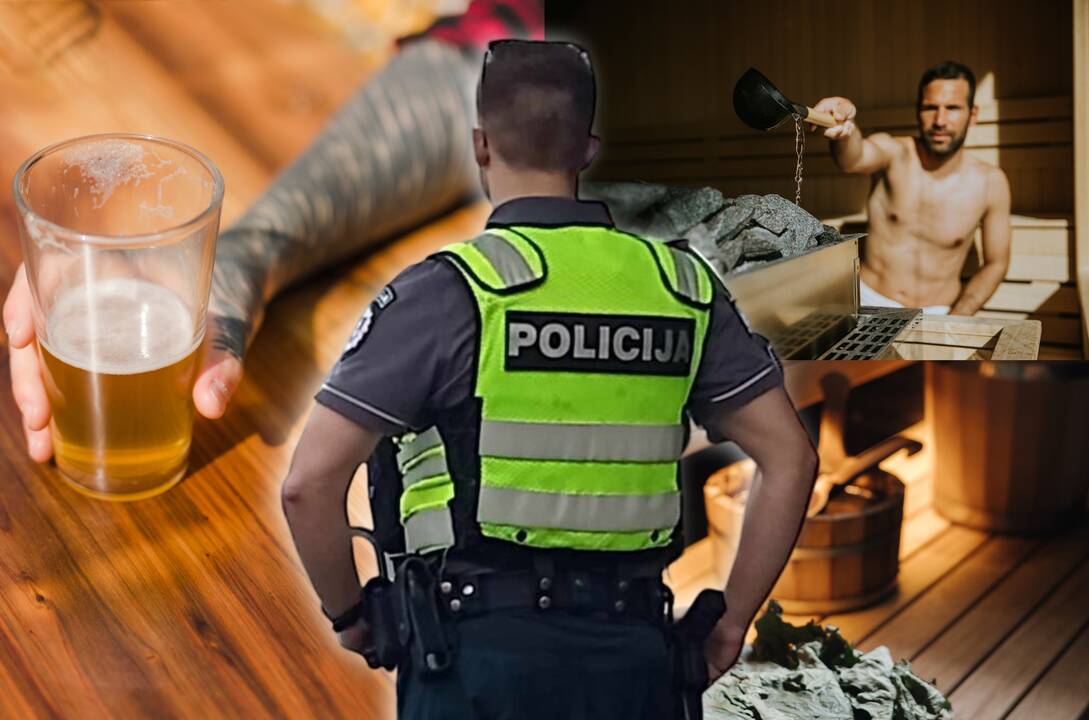 Mįslingas incidentas Šančių pirtyje: smurtu apkaltintas pareigūnas kolegų pasmerkimo nesulaukė