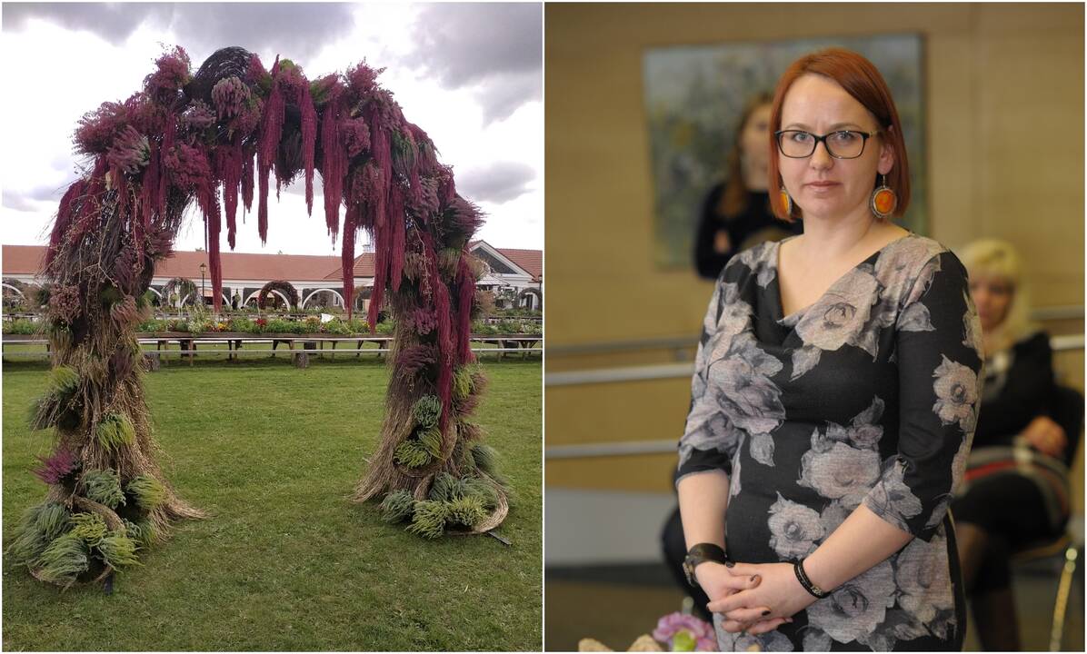 Įžvalgumas: "JG floristika ir dekoras" arka labiausiai atspindėjo gėlių festivalio tematiką.
