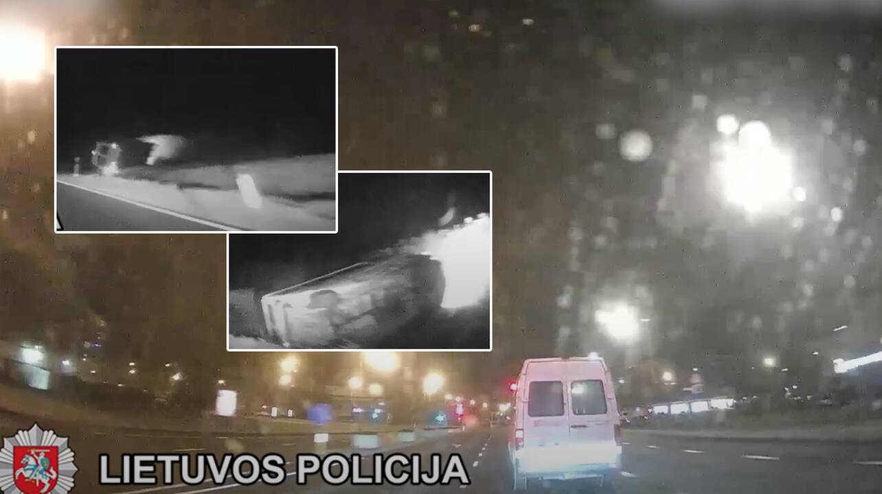 Pamatykite: vaiko vairuoto automobilio gaudynės Klaipėdoje (vaizdo įrašas)