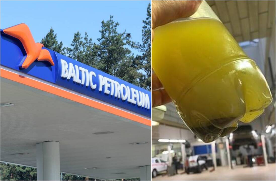 Situacija: po apsilankymo "Baltic Petroleum" degalinėje, servise meistrai išsiurbė degalus su nuosėdomis.