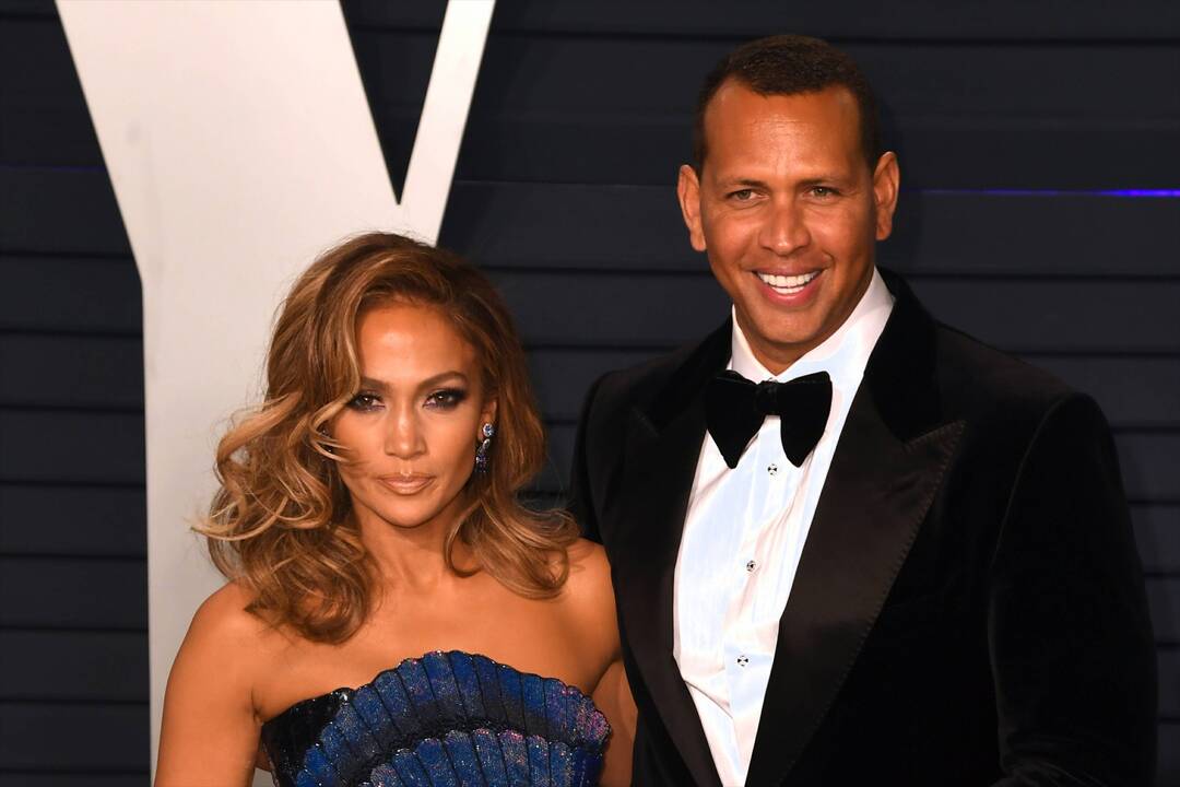 Jennifer Lopez ir Alexas Rodriguezas 