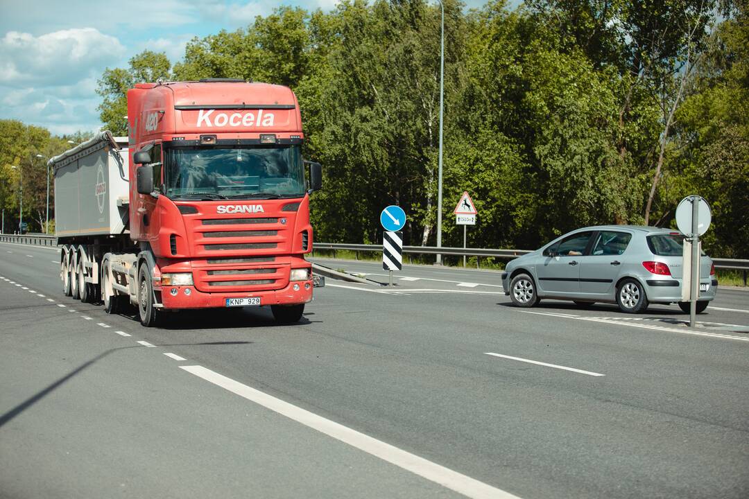 Saugumas: policija pritaria, kad šioje atkarpoje būtų sumažintas leistinas greitis.