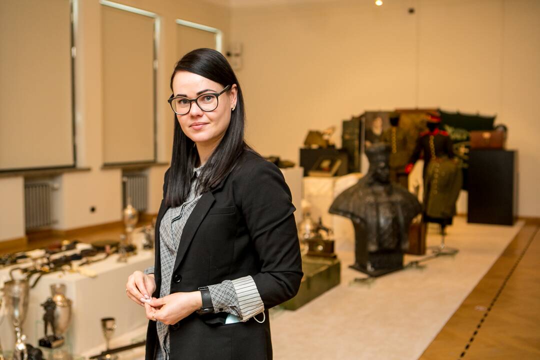 Susitikimas: L.Kasparaitė-Balaišė neabejojo, kad po pertraukos į muziejų grįžę miestiečiai bus maloniai nustebinti.
