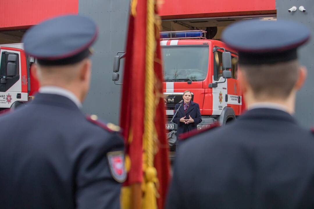 Kaune atidaryta rekonstruota gaisrinė