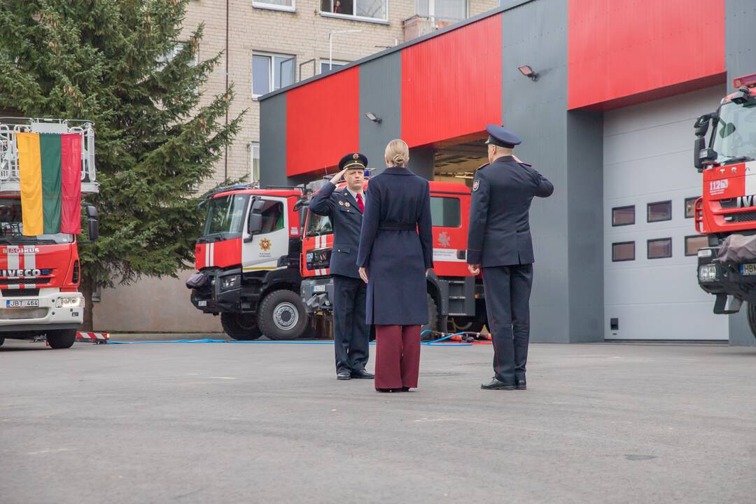 Kaune atidaryta rekonstruota gaisrinė