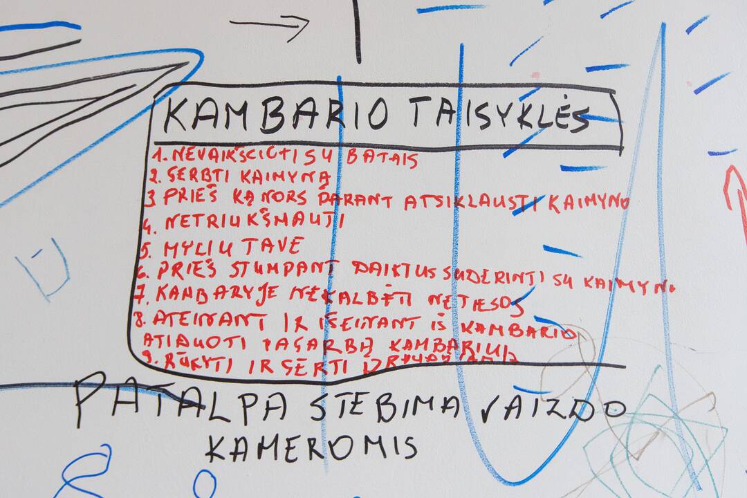 Žala: pasibaisėtinos būklės kambariui prireiks kapitalinio remonto. 