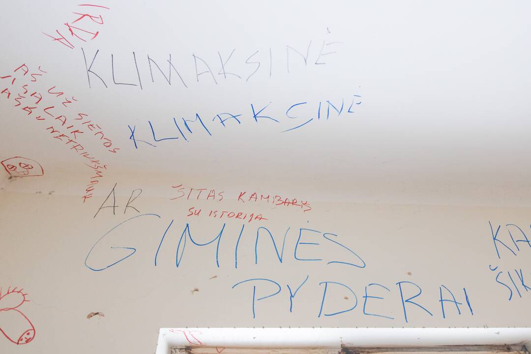 Žala: pasibaisėtinos būklės kambariui prireiks kapitalinio remonto. 