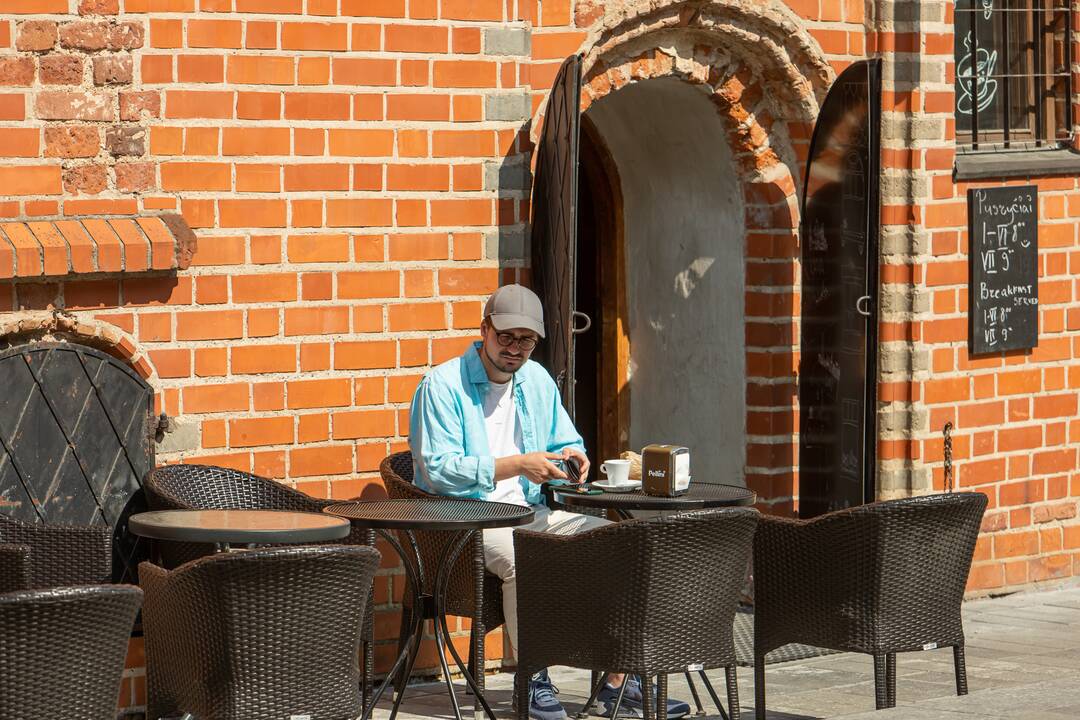 Kaune įsibėgėja lauko kavinių sezonas