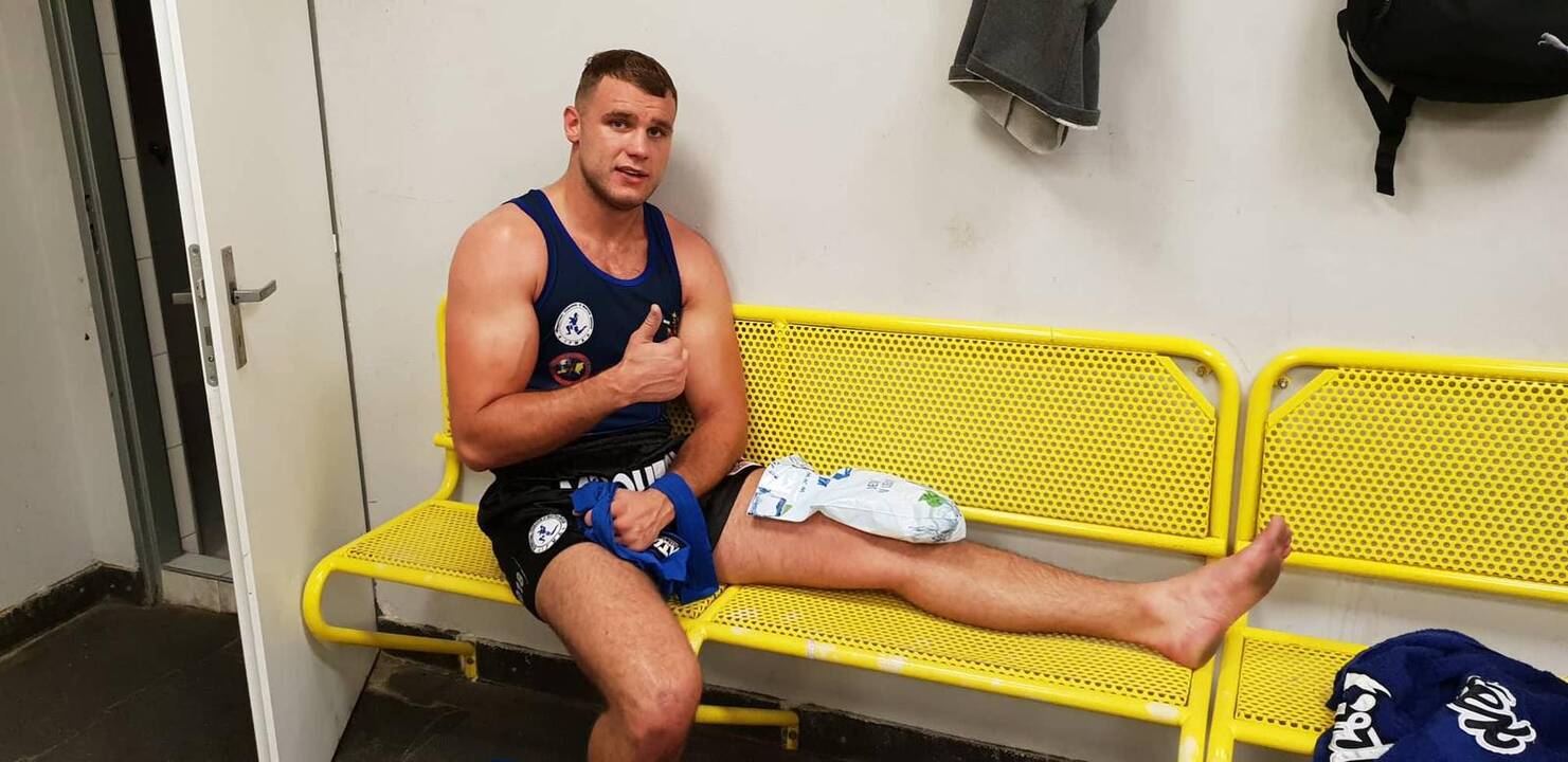 Pergalė: E.Kavaliauskas, įveikęs J.C.Abreu, antrą kartą apgynė NABF čempiono titulą.