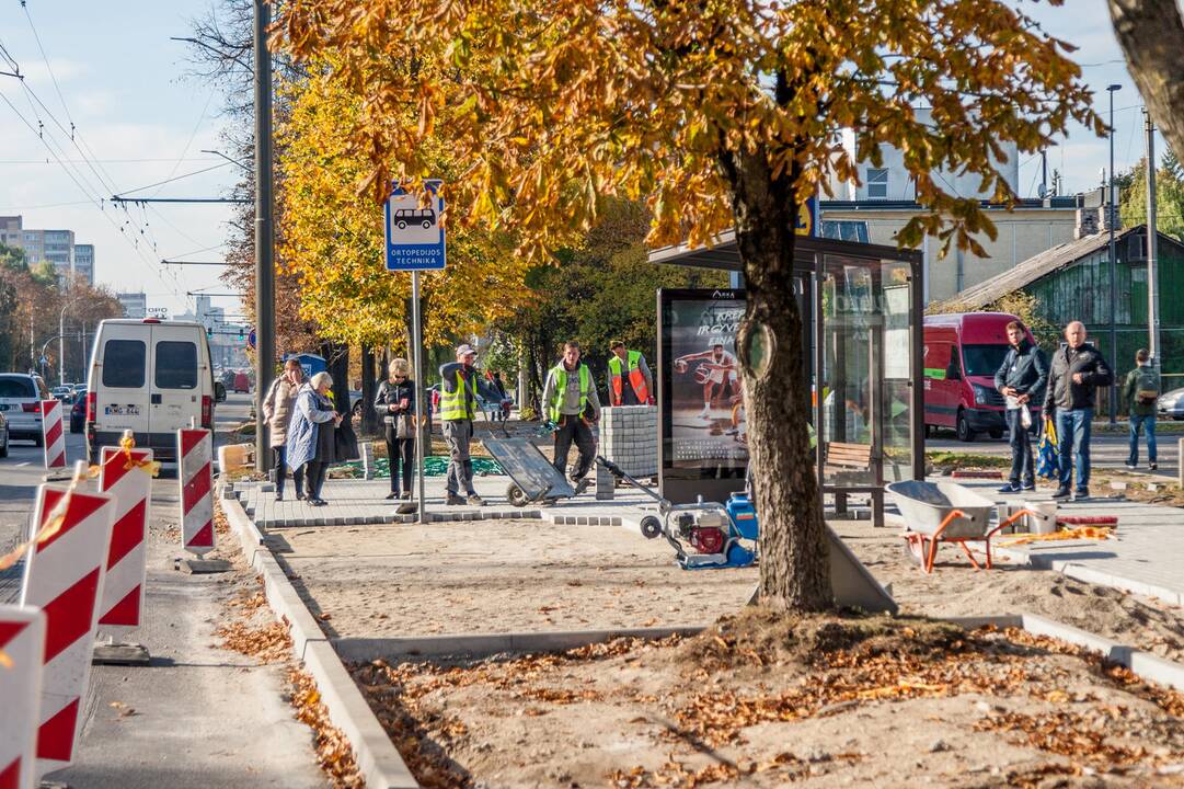 Darbai: Savanorių prospekte šiemet bus užbaigtas dviračių takas, o kitais metais toliau bus tvarkoma važiuojamoji kelio dalis.