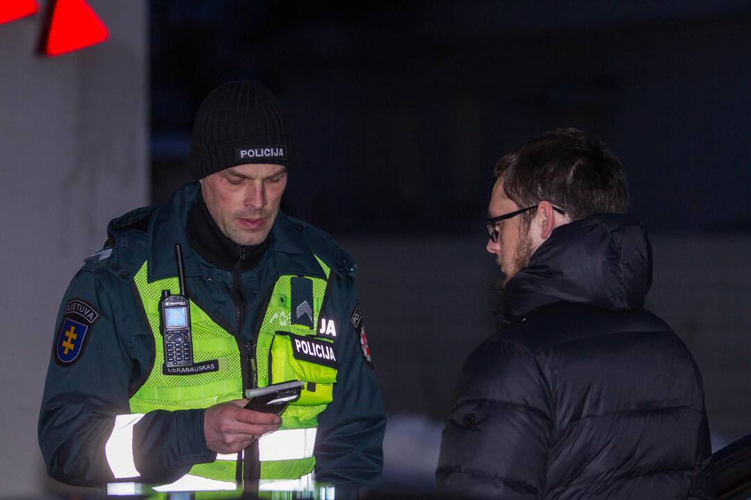 Policijos reidas Europos prospekte