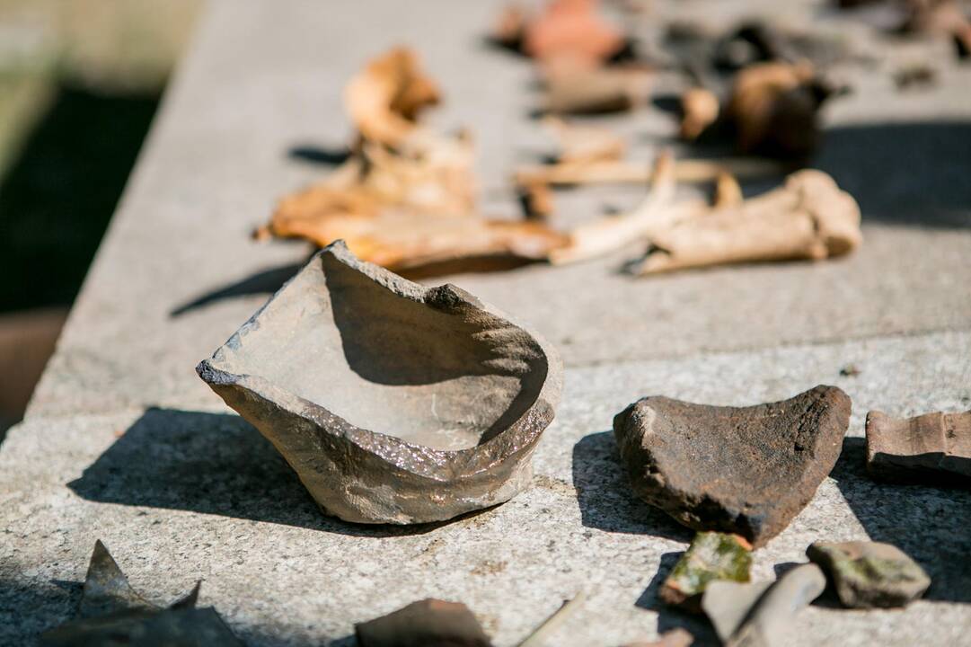 Archeologiniai kasinėjimai Muzikinio teatro sodelyje 