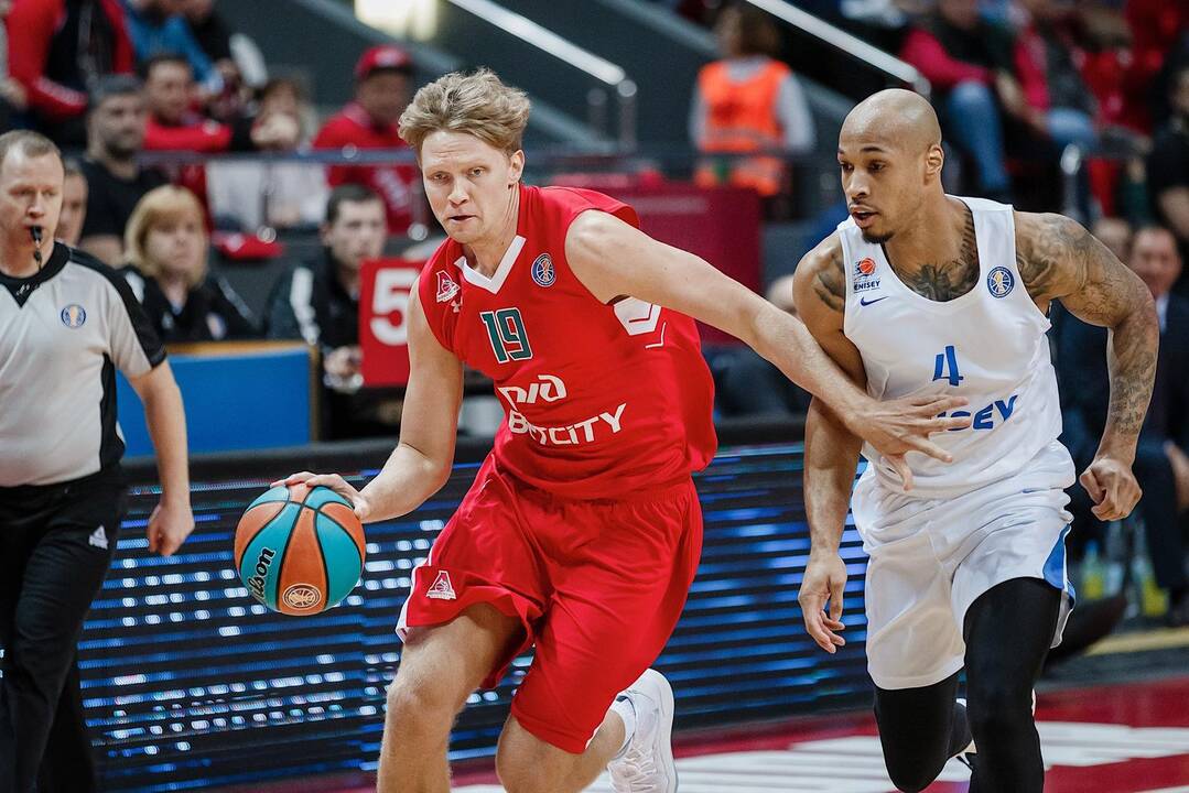 Įsižaidė: M.Kuzminskas – vienas naudingiausių "Lokomotiv-Kuban" komandos krepšininkų.