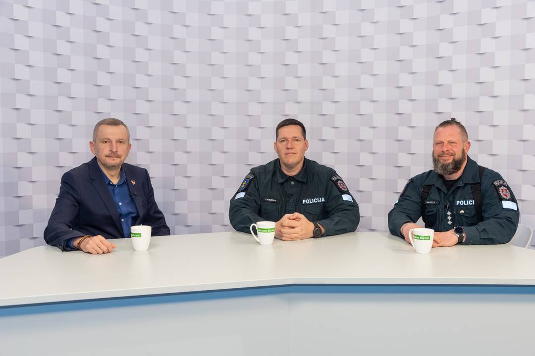 Naurimas Zaveckas (iš kairės), Gražvydas Muižys, Dalius Mackela