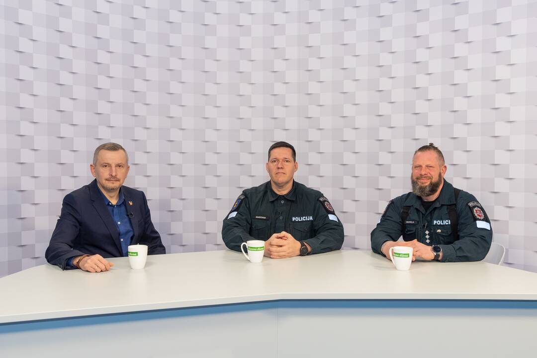 Naurimas Zaveckas (iš kairės), Gražvydas Muižys, Dalius Mackela