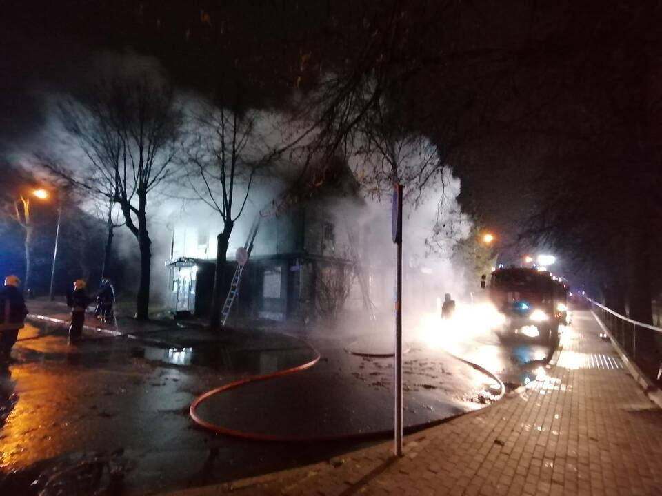Namo gaisras Savanorių prospekte