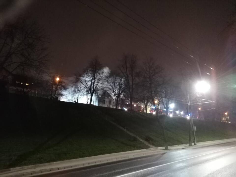 Namo gaisras Savanorių prospekte