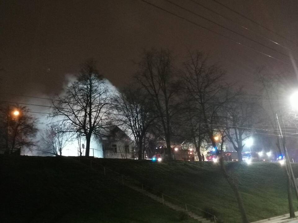 Namo gaisras Savanorių prospekte