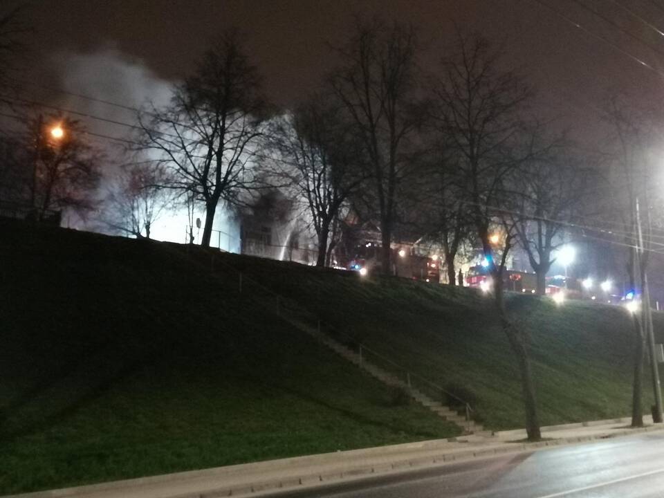 Namo gaisras Savanorių prospekte