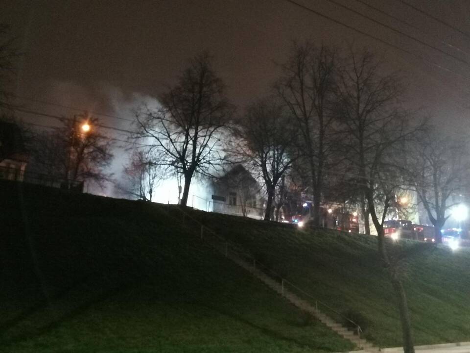 Namo gaisras Savanorių prospekte