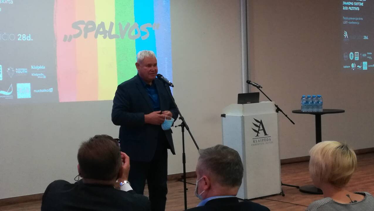 Miesto meras Vytautas Grubliauskas pasveikino konferencijos dalyvius