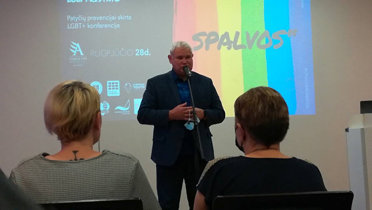 Miesto meras Vytautas Grubliauskas pasveikino konferencijos dalyvius