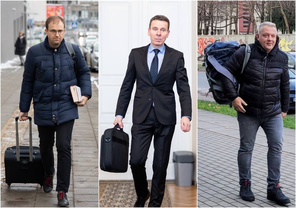 Iš kairės: Vytautas Gapšys, Raimondas Kurlianskis, Eligijus Masiulis