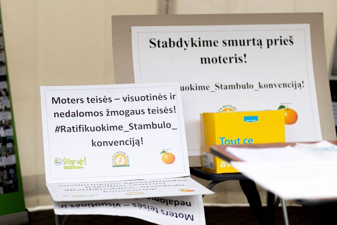Apklausa atskleidė, kiek gyventojų palaiko Stambulo konvencijos ratifikavimą