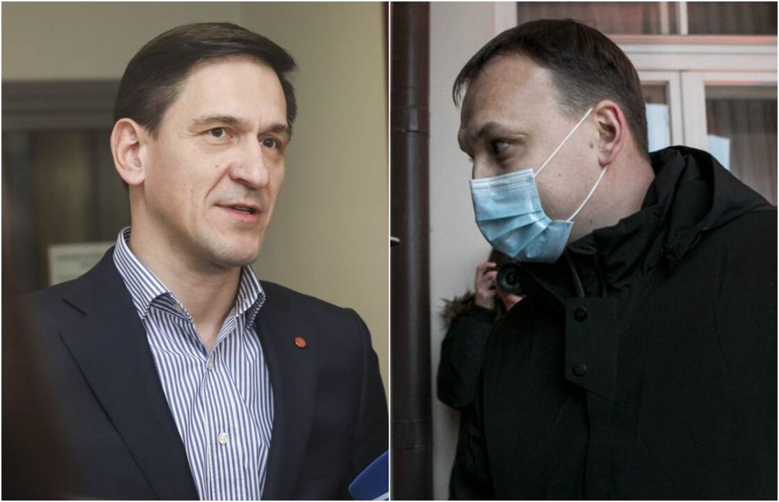 Dainius Kreivys (kairėje) ir Kasparas Adomaitis