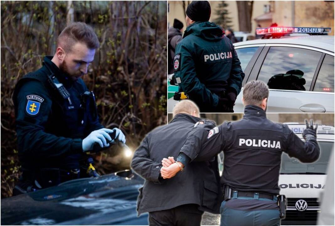Per dieną smurtautojai sužeidė tris policininkus