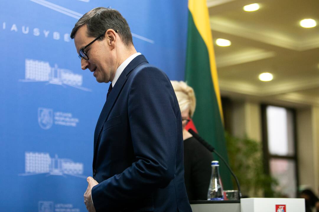 Lietuvos ir Lenkijos ministrų pirmininkų spaudos konferencija