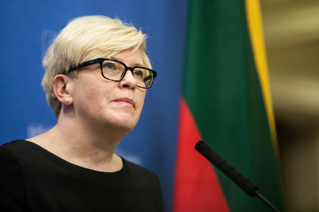 Lietuvos ir Lenkijos ministrų pirmininkų spaudos konferencija