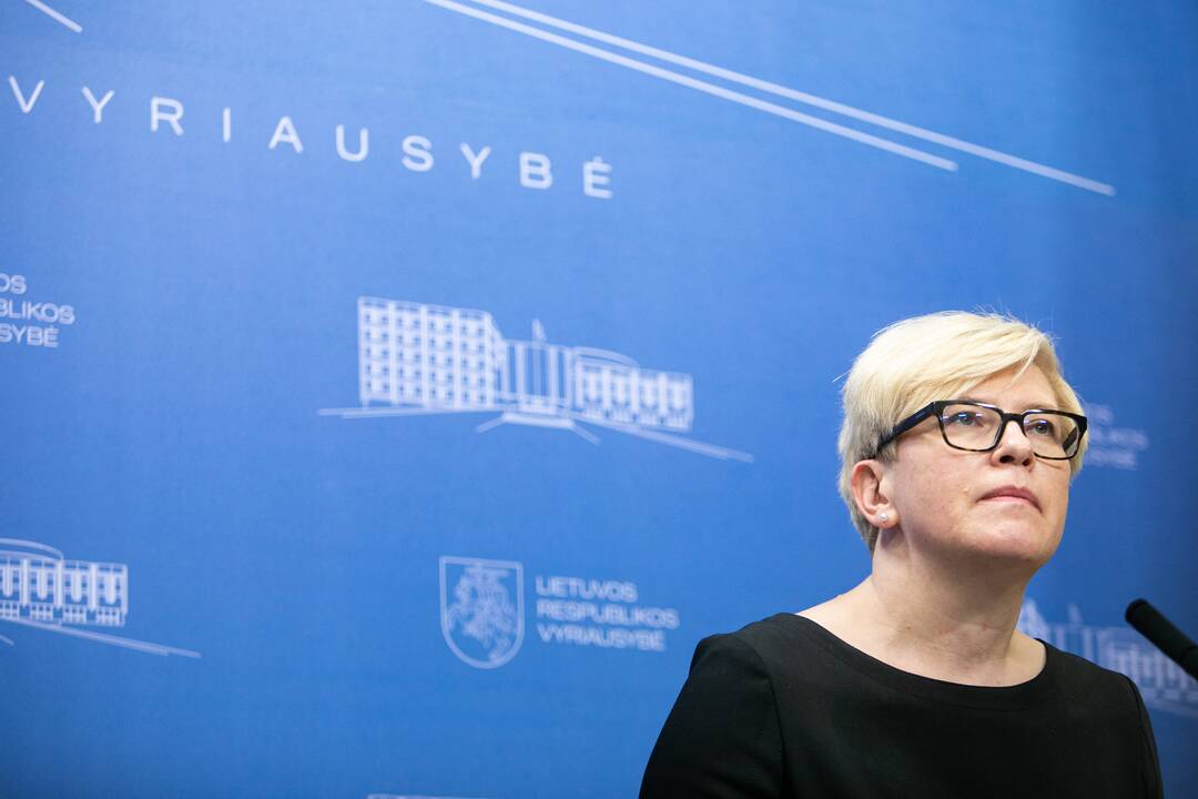 Lietuvos ir Lenkijos ministrų pirmininkų spaudos konferencija