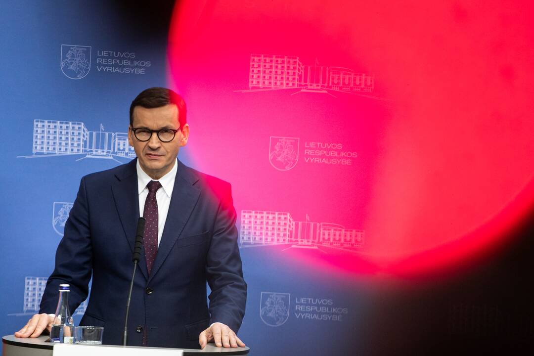 Lietuvos ir Lenkijos ministrų pirmininkų spaudos konferencija