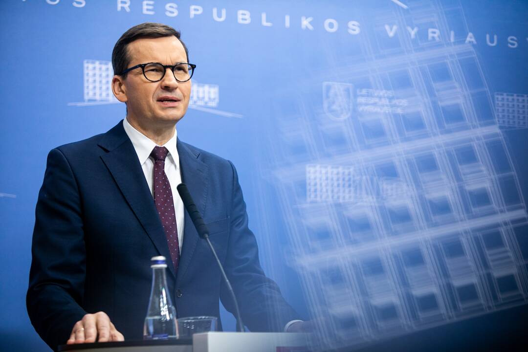 Lietuvos ir Lenkijos ministrų pirmininkų spaudos konferencija