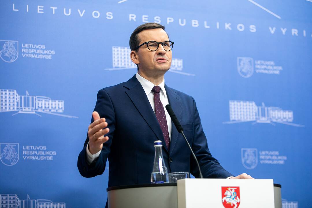 Lietuvos ir Lenkijos ministrų pirmininkų spaudos konferencija