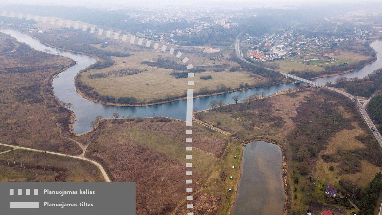Naujovė: planuojamas naujas kelias bei tiltas Raudondvario ir aplinkiniams gyventojams leis jaustis saugiau, o vairuotojai galės greičiau pasiekti pagrindinį 141-ąjį kelią Jurbarko link.