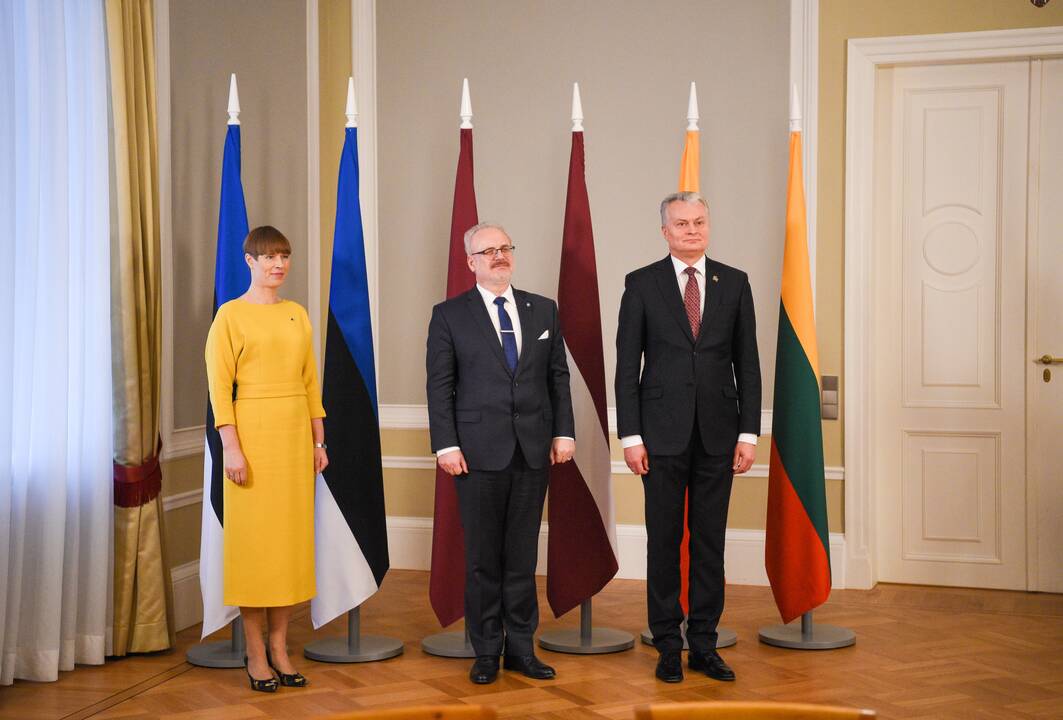 Kersti Kaljulaid, Egilas Levitas ir Gitanas Nausėda