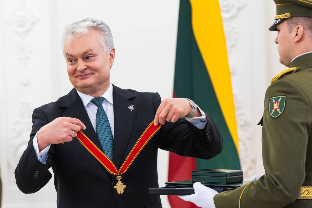 Valstybės apdovanojimų įteikimo ceremonija Prezidentūroje (2025 m.)