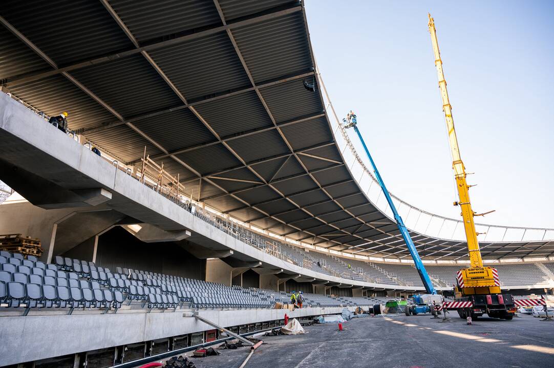 Procesas: Dariaus ir Girėno stadione jau atlikta apie 85 proc. darbų.