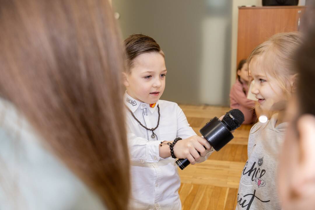 Mažųjų kauniečių pažintis su žurnalistika