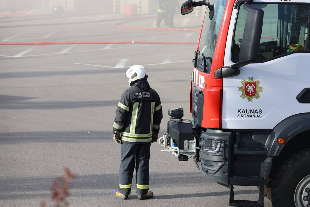Kauno kogeneracinėje jėgainėje kilo gaisras