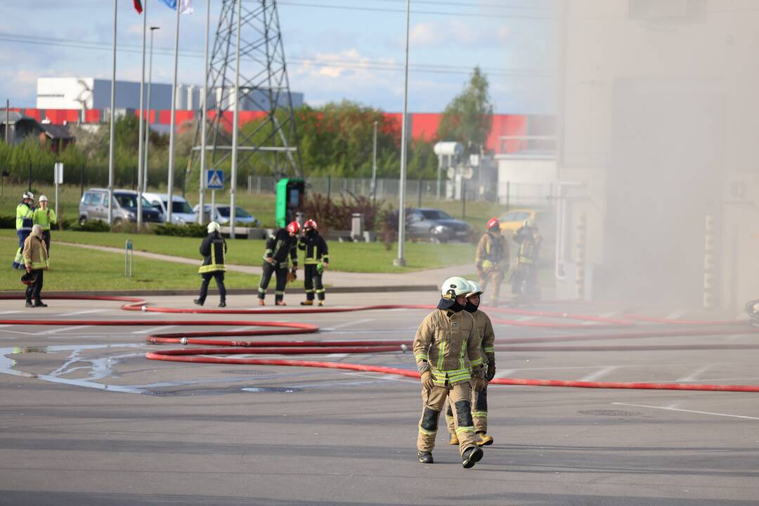 Kauno kogeneracinėje jėgainėje kilo gaisras