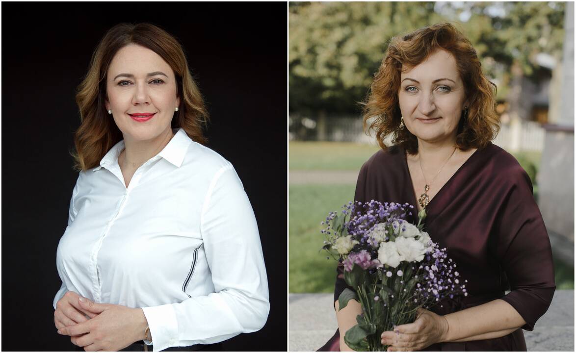 Kristina Meidė (kairėje) ir Vaida Trofimišinienė (dešinėje)