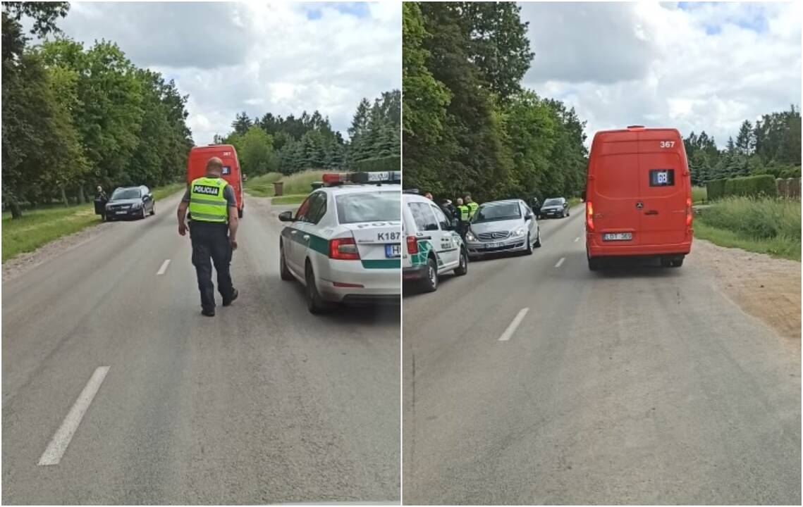 Vaišvydavoje apsivertė jauno ir visiškai girto vyro vairuojamas „Saab“