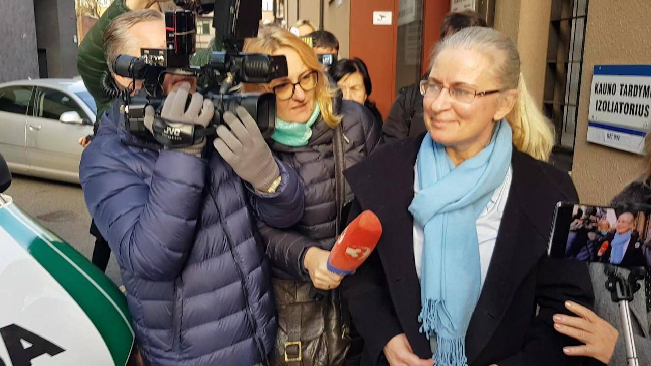 N. Venckienė iš Kauno tardymo izoliatoriaus išėjo į laisvę
