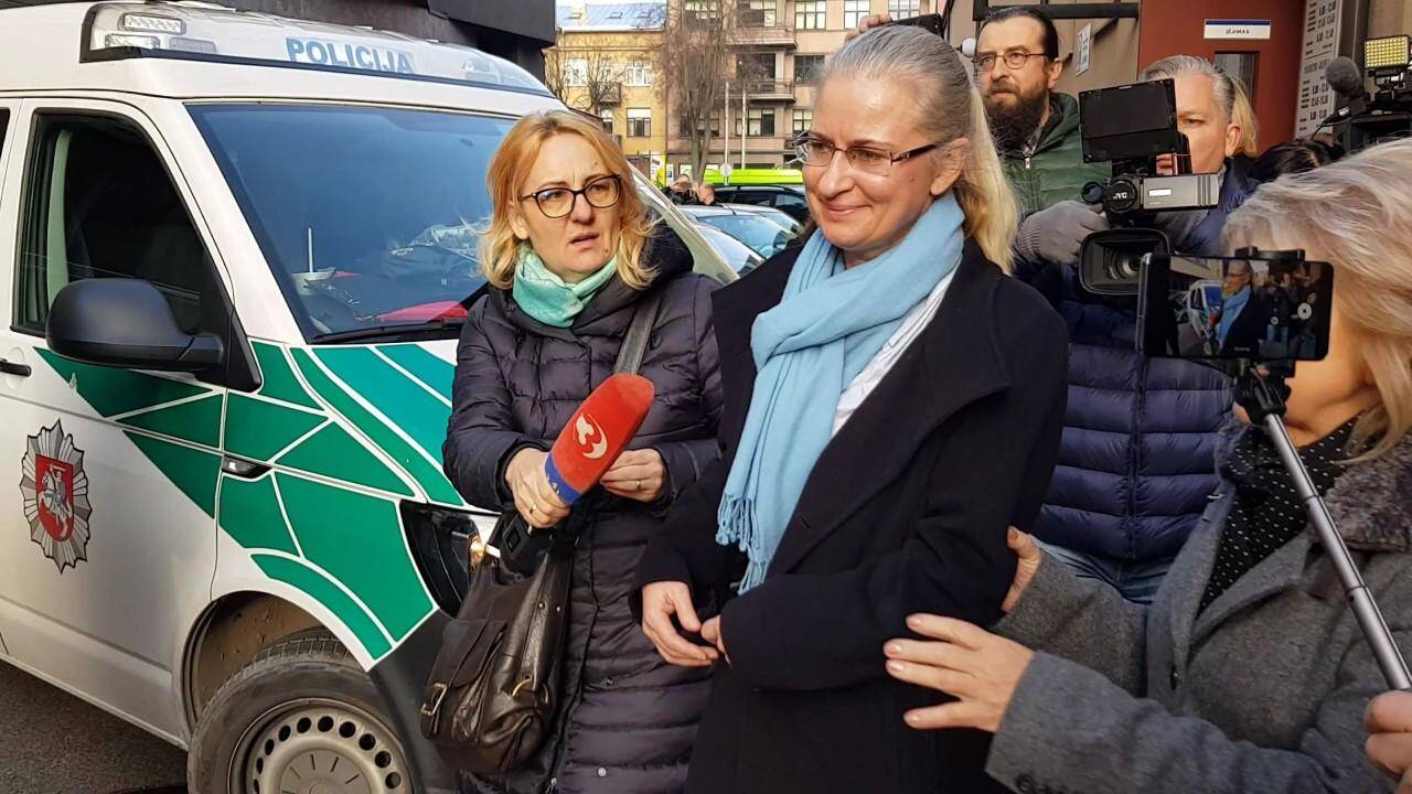 N. Venckienė iš Kauno tardymo izoliatoriaus išėjo į laisvę